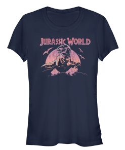 Junior’s Jurassic World Retro T. Rex Silhouette T-Shirt