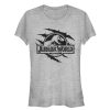 Junior’s Jurassic World Scale Logo Claw Marks T-Shirt