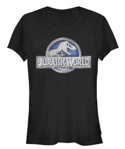Junior’s Jurassic World T. Rex Logo T-Shirt