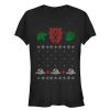 Junior’s Jurassic World Ugly Christmas Raptor T-Shirt