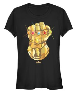 Junior’s Marvel Avengers Avengers Infinity War Geometric Gauntlet T-Shirt