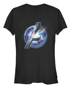 Junior’s Marvel Avengers Endgame Arc Reactor Logo T-Shirt