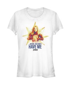 Junior’s Marvel Avengers Endgame Before Captain Marvel T-Shirt