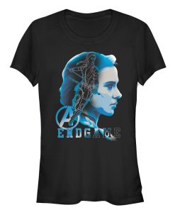 Junior’s Marvel Avengers Endgame Black Widow Profile T-Shirt