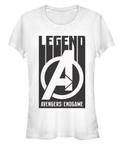 Junior’s Marvel Avengers Endgame Bold Legend Logo T-Shirt