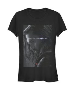 Junior’s Marvel Avengers Endgame Bucky Barnes Poster T-Shirt
