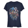 Junior’s Marvel Avengers Endgame Captain America’s Team T-Shirt