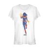 Junior’s Marvel Avengers Endgame Captain Marvel Spray Paint T-Shirt