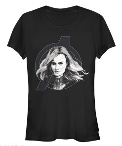Junior’s Marvel Avengers Endgame Captain Marvelscale T-Shirt