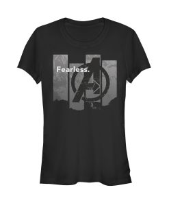 Junior’s Marvel Avengers Endgame Fearless Column T-Shirt