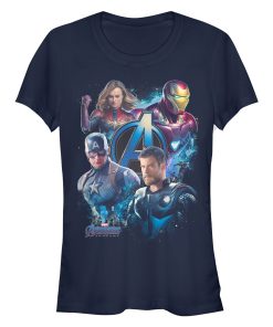 Junior’s Marvel Avengers Endgame Four Heroes T-Shirt
