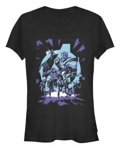 Junior’s Marvel Avengers Endgame Galactic Battle Cartoon T-Shirt