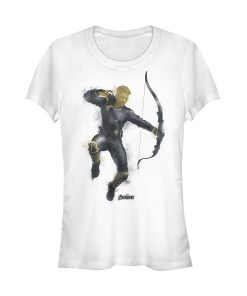 Junior’s Marvel Avengers Endgame Hawkeye Spray Paint T-Shirt