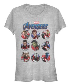 Junior’s Marvel Avengers Endgame Hero Circles T-Shirt