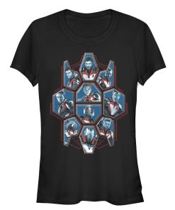 Junior’s Marvel Avengers Endgame Hero Honeycomb T-Shirt