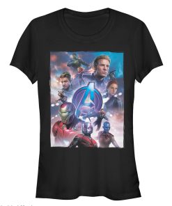 Junior’s Marvel Avengers Endgame Hero Poster T-Shirt