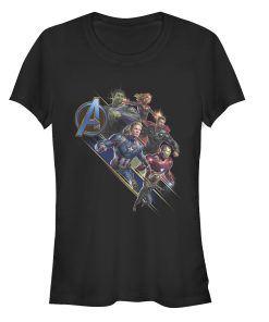 Junior’s Marvel Avengers Endgame Hero Streaks T-Shirt