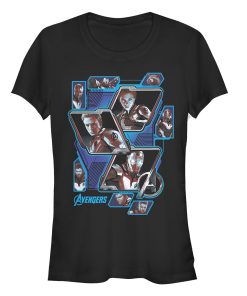Junior’s Marvel Avengers Endgame Hero Tech Panels T-Shirt