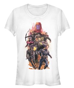 Junior’s Marvel Avengers Endgame Heroes Until the End T-Shirt