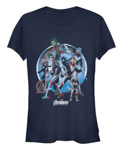 Junior’s Marvel Avengers Endgame Heroic Circle T-Shirt