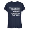 Junior’s Marvel Avengers Endgame Heroic Qualities T-Shirt