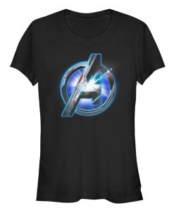 Junior’s Marvel Avengers Endgame High Tech Logo T-Shirt