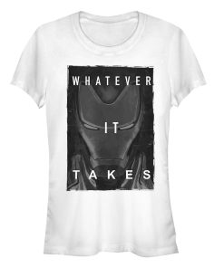 Junior’s Marvel Avengers Endgame Iron Man Whatever It Takes T-Shirt
