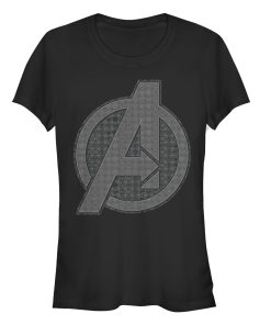 Junior’s Marvel Avengers Endgame Logo Icon Tiles T-Shirt