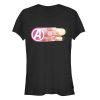 Junior’s Marvel Avengers Endgame Logo Swipe Button T-Shirt