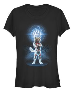 Junior’s Marvel Avengers Endgame Rocket Quantum Ready T-Shirt