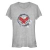 Junior’s Marvel Avengers Endgame Smudged War Machine T-Shirt