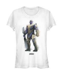 Junior’s Marvel Avengers Endgame Thanos Spray Paint T-Shirt