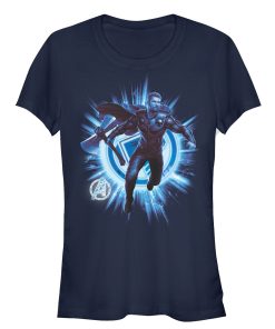 Junior’s Marvel Avengers Endgame Thor Star Logo T-Shirt