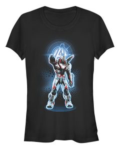 Junior’s Marvel Avengers Endgame War Machine Quantum Ready T-Shirt