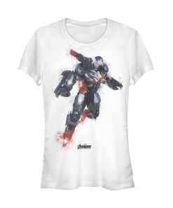 Junior’s Marvel Avengers Endgame War Machine Spray Paint T-Shirt