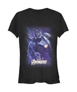 Junior’s Marvel Avengers Endgame War Machine Streaks T-Shirt