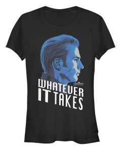 Junior’s Marvel Avengers Endgame Whatever It Takes Captain America T-Shirt
