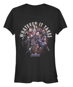 Junior’s Marvel Avengers Endgame Whatever It Takes Team T-Shirt