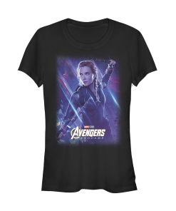 Junior’s Marvel Avengers Endgame Widow Streaks T-Shirt