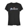 Junior’s Marvel Avengers Game Text Logo T-Shirt