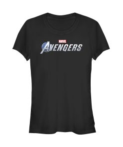 Junior’s Marvel Avengers Game Text Logo T-Shirt