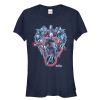 Junior’s Marvel Avengers Infinity War Armor T-Shirt