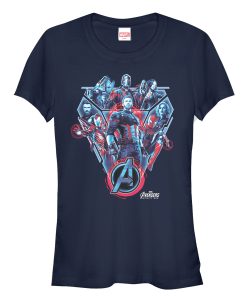 Junior’s Marvel Avengers Infinity War Armor T-Shirt