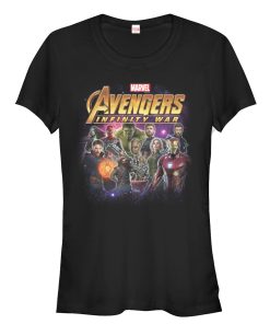 Junior’s Marvel Avengers Infinity War Character Shot T-Shirt