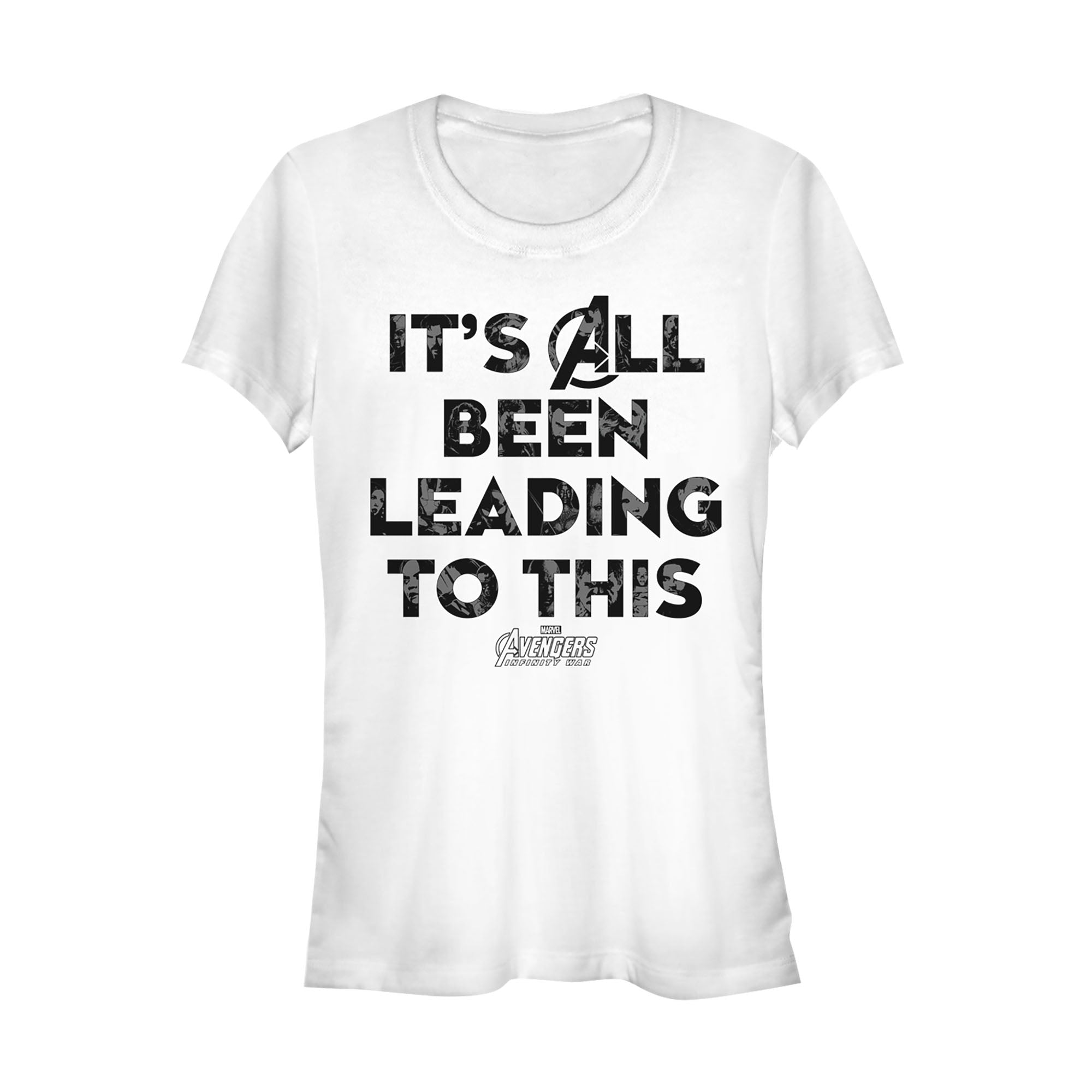 Junior's Marvel Avengers Infinity War Leading to This T-Shirt Junior's Marvel Avengers Infinity War Leading to This T-Shirt