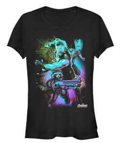 Junior’s Marvel Avengers Infinity War Thor Lightning T-Shirt