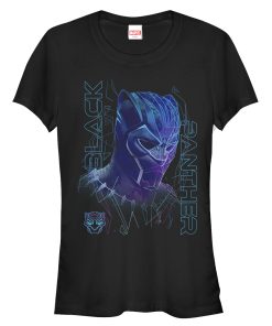 Junior’s Marvel Black Panther 2018 3D Pattern T-Shirt