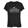 Junior’s Marvel Black Panther 2018 Text Logo T-Shirt