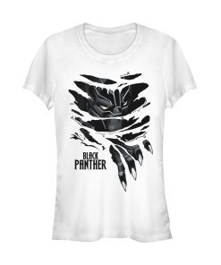 Junior’s Marvel Black Panther Claw Tear T-Shirt