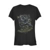 Junior’s Marvel Black Panther Mask Outline T-Shirt